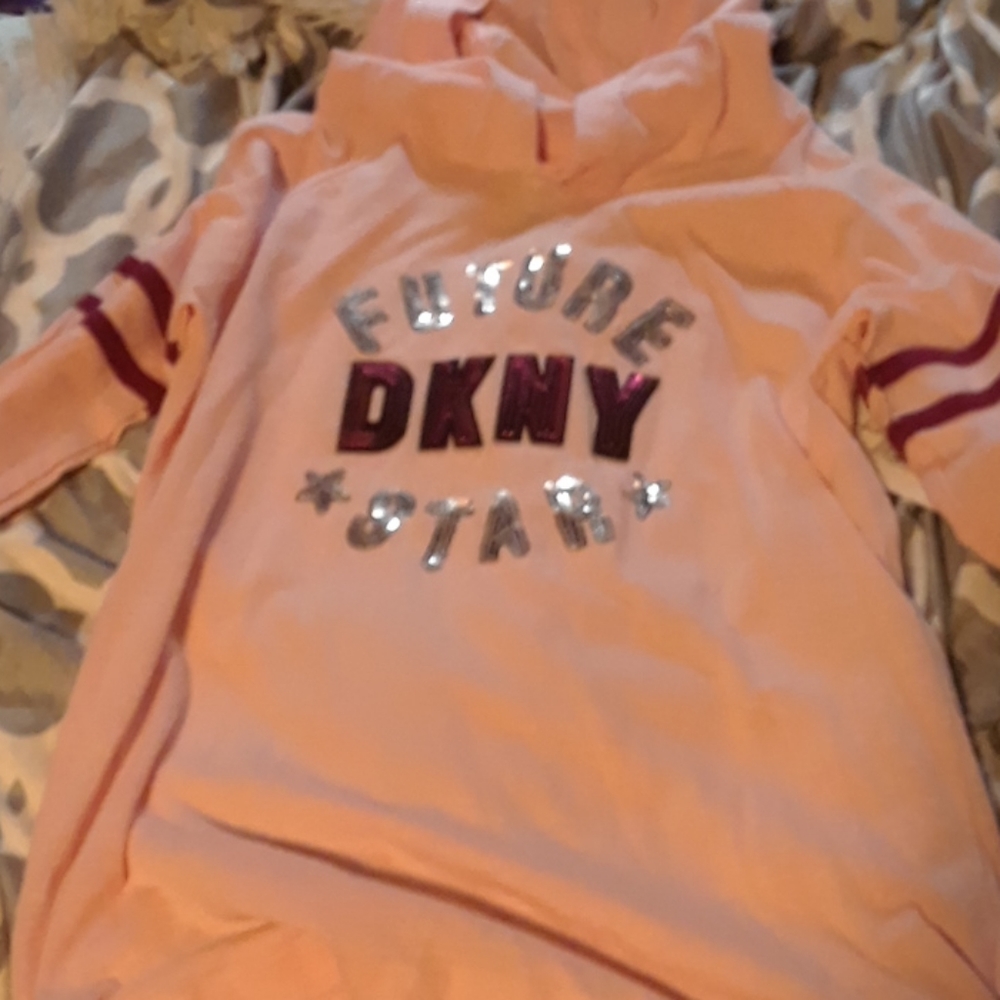 Dkny pink pull over
